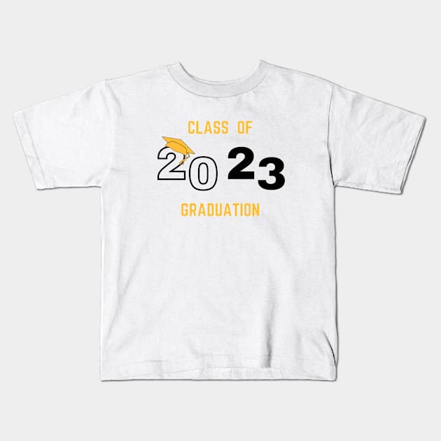 Class of 2023 Graduation Kids T-Shirt by GoodyL